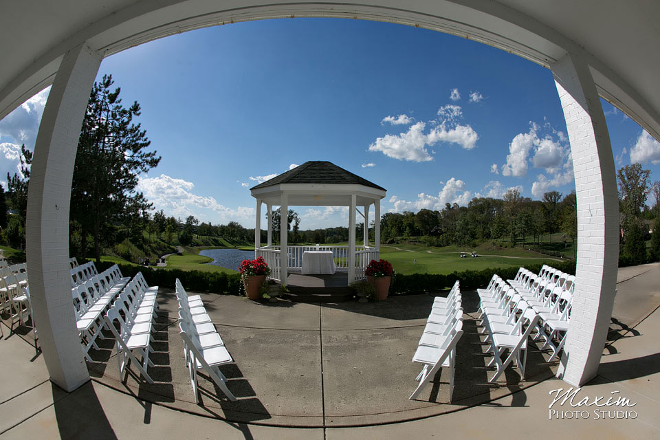 Pebble Creek Golf Club cincinnati wedding ceremony