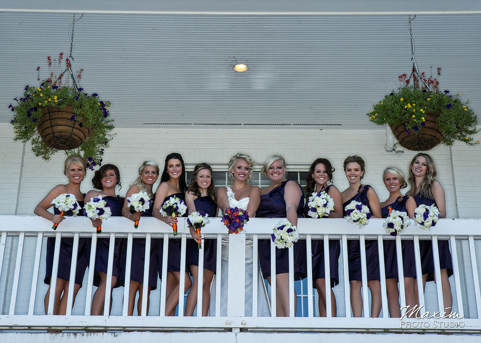 Pebble creek golf club wedding, Bride and bridesmaids, Cincinnnati Wedding