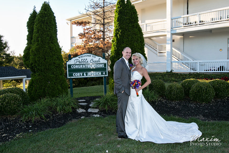 Pebble creek golf club wedding, Bride and groom, Cincinnnati Wedding