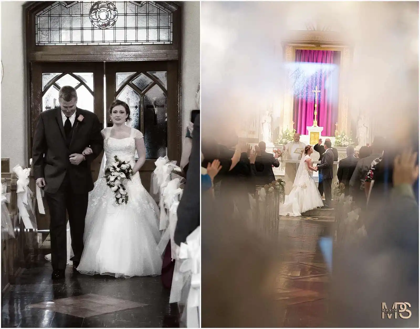 Cincinnati Wedding Photographers, St. Aloysius Chapel Wedding ceremony Cincinnati