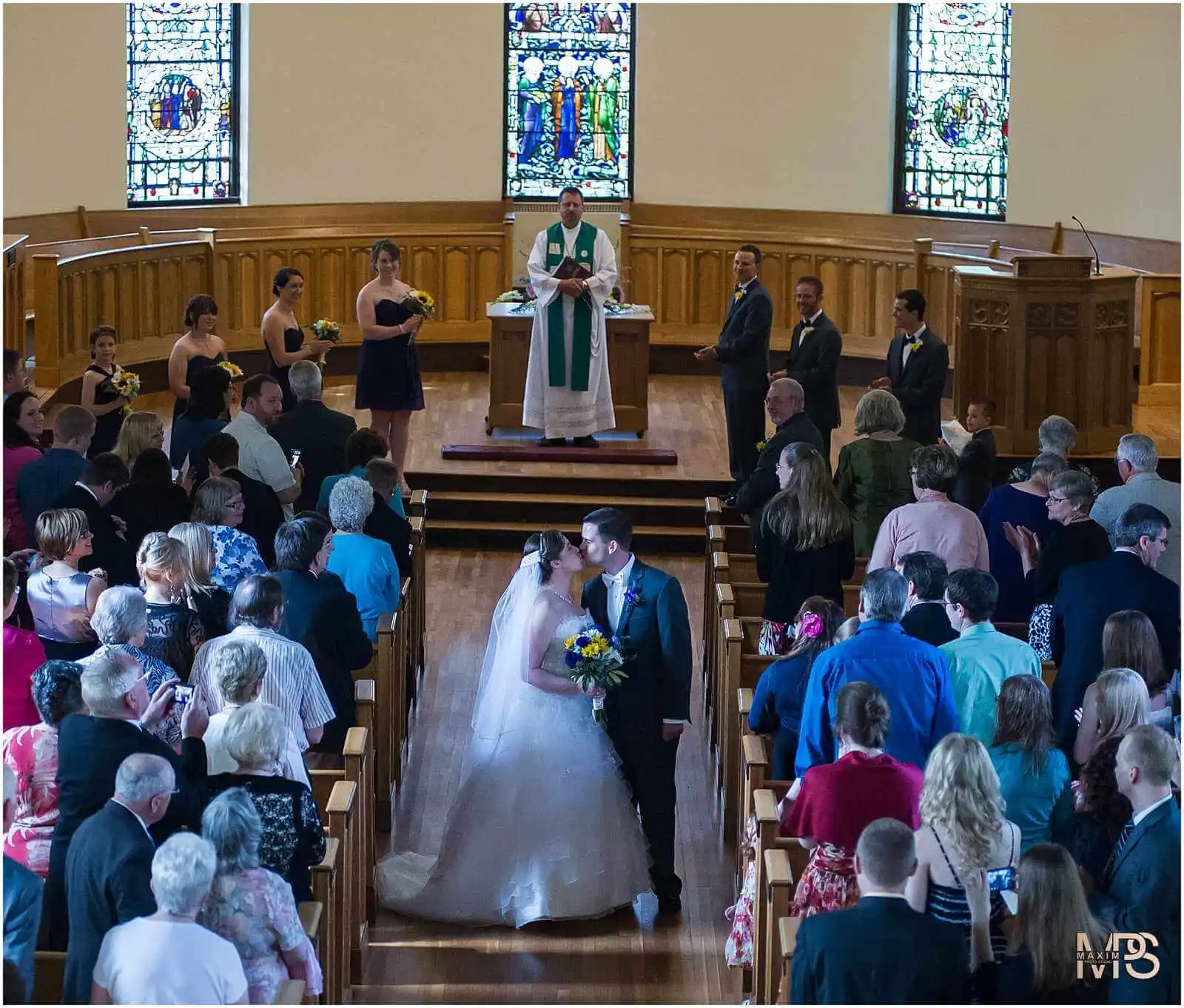 Kumler Chapel Oxford Ohio wedding ceremony