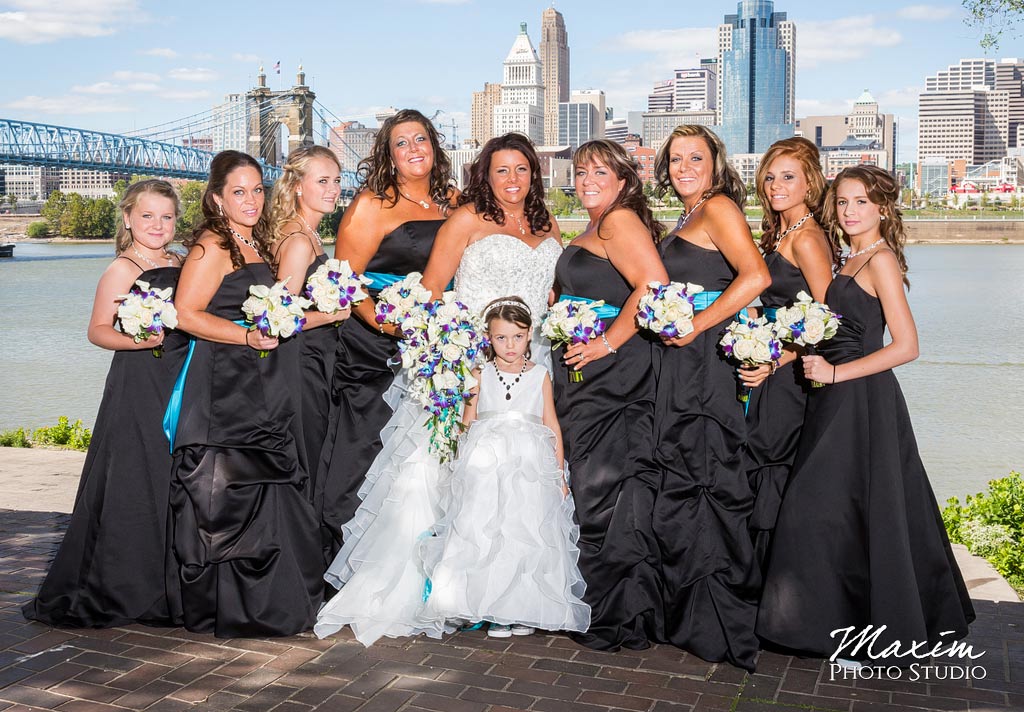 Ault Park Cincinnati Bridesmaids