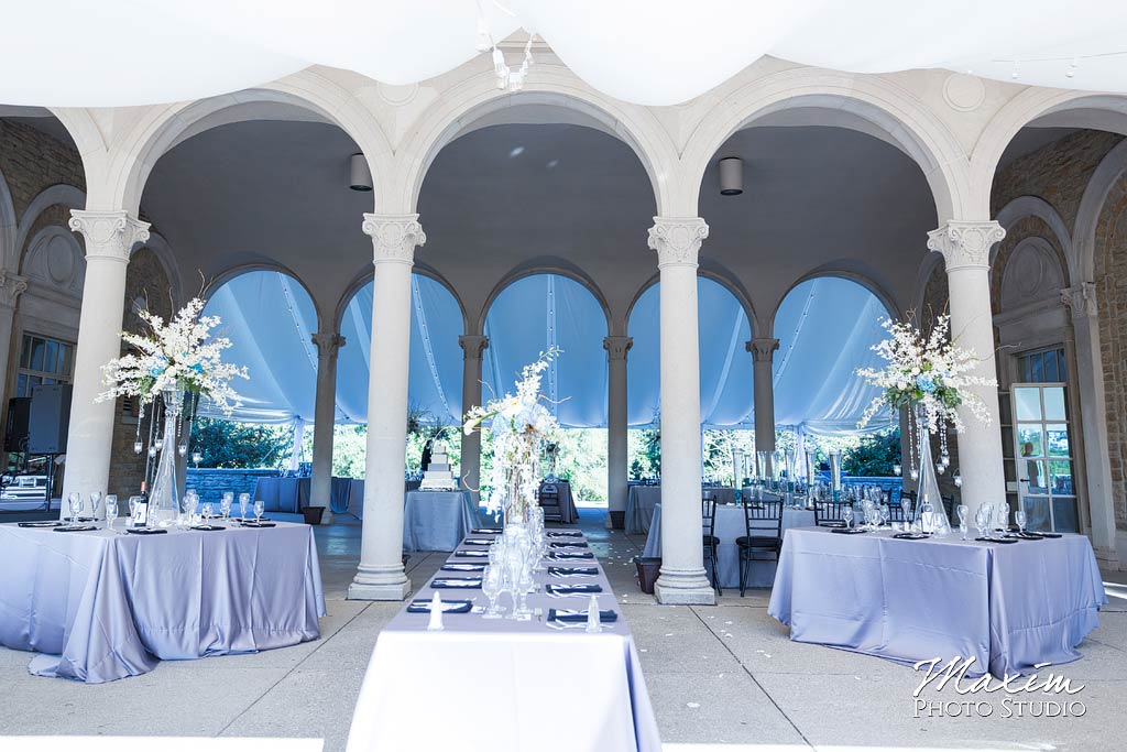 Ault Park tent Draping