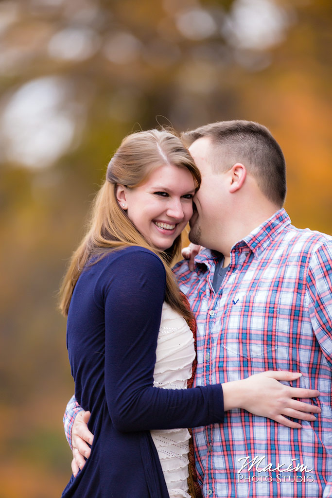 Wedding Couple at Spring Grove Cemetery engagement