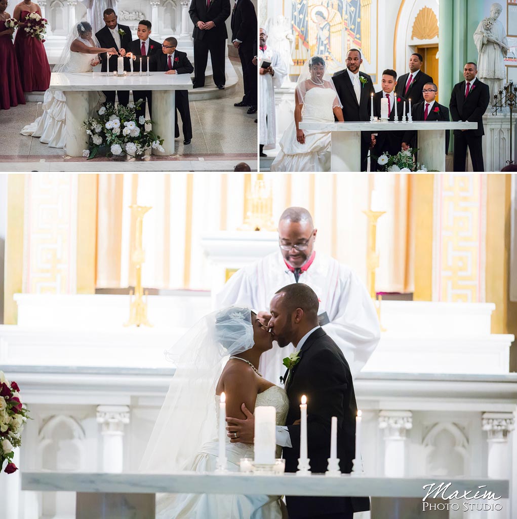 St. Aloysius Chapel Cincinnati Wedding ceremony