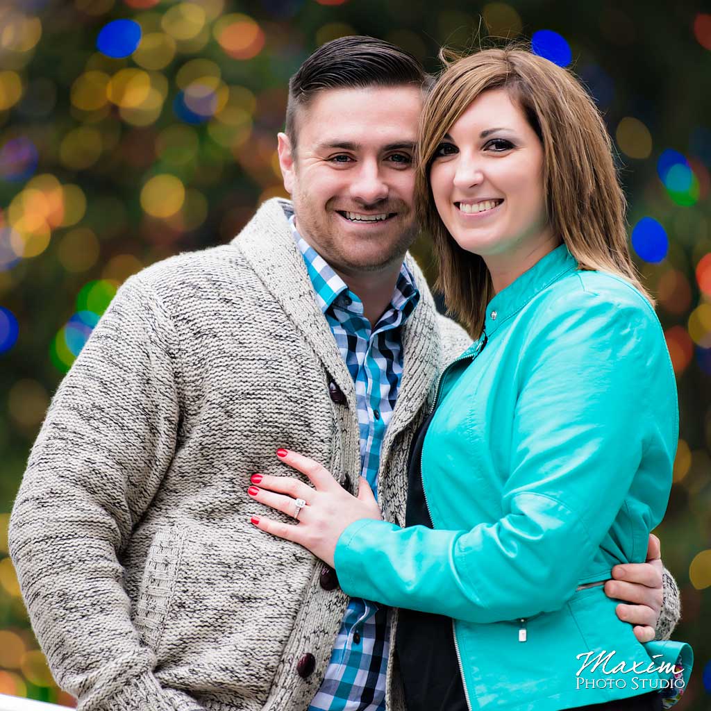 Fountain Square Christmas Tree engagement
