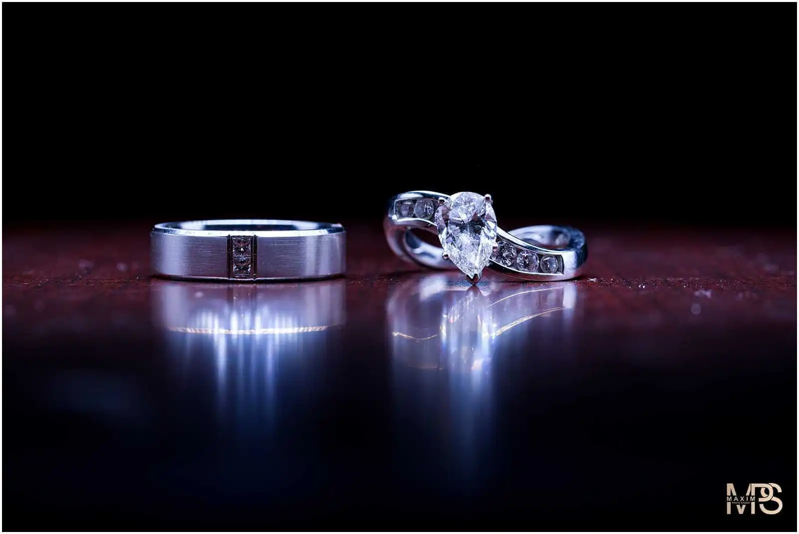 Manor House Ohio Indian Wedding Engagement Party rings