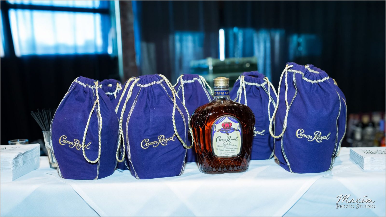 Top of the Market Dayton OH wedding reception Crown Royal