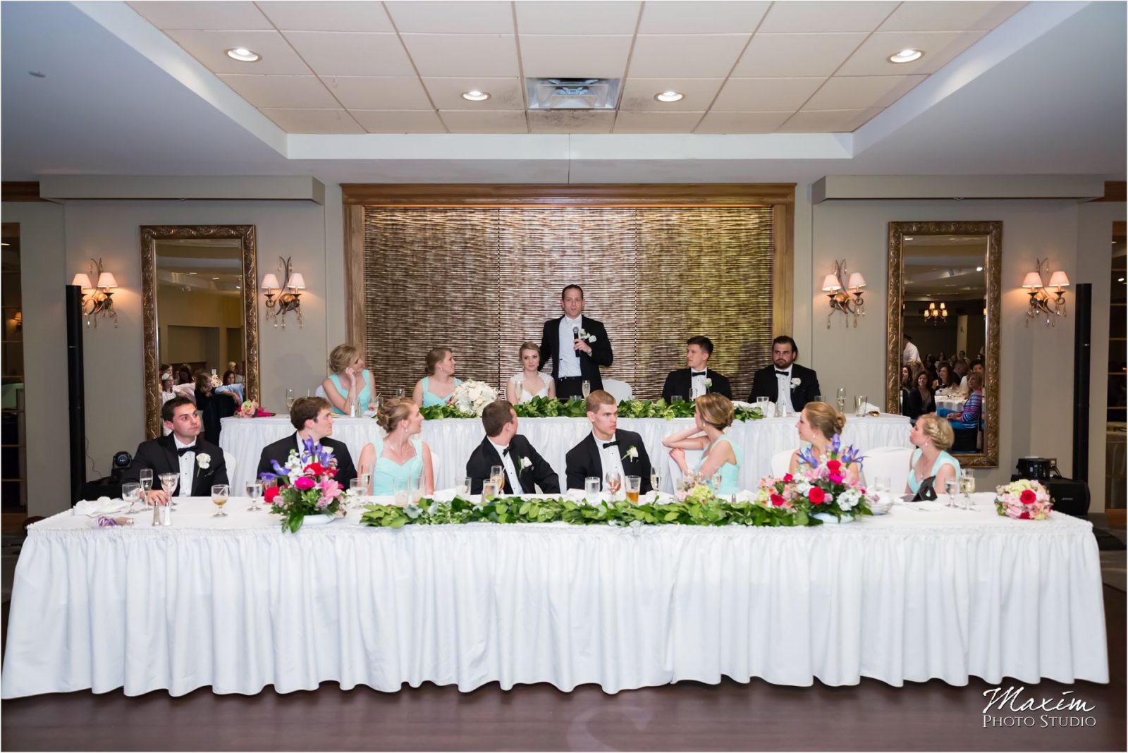 Madison Event Center Covington Kentucky Wedding Reception Toasts