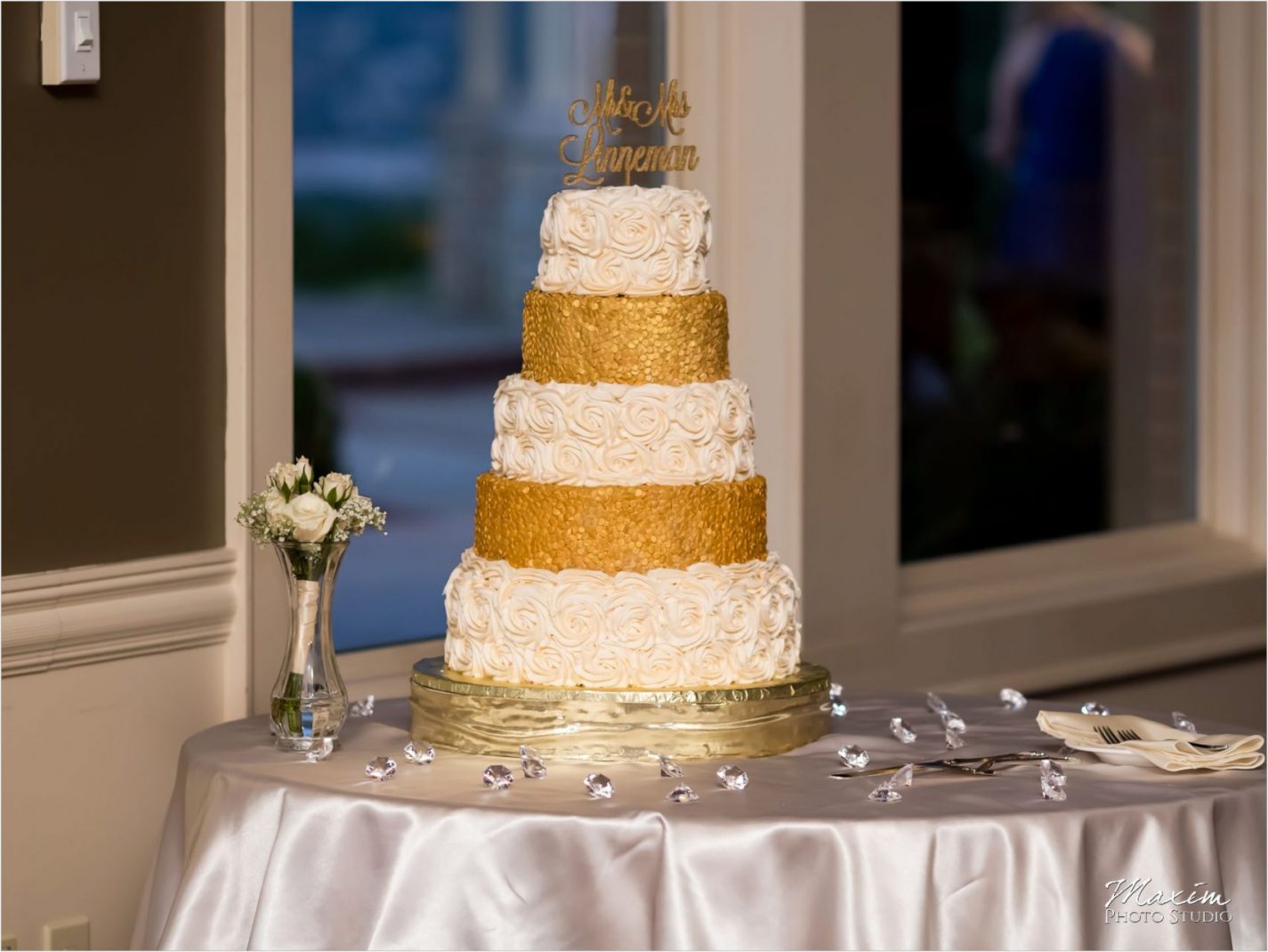 Drees Pavilion Covington Kentucky Wedding Cake