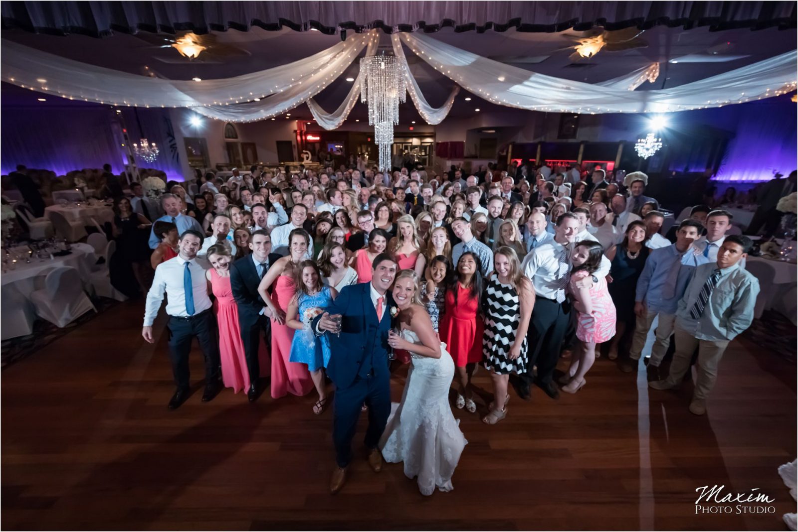 Newport Syndicate Covington Kentucky Wedding Reception Group Photo