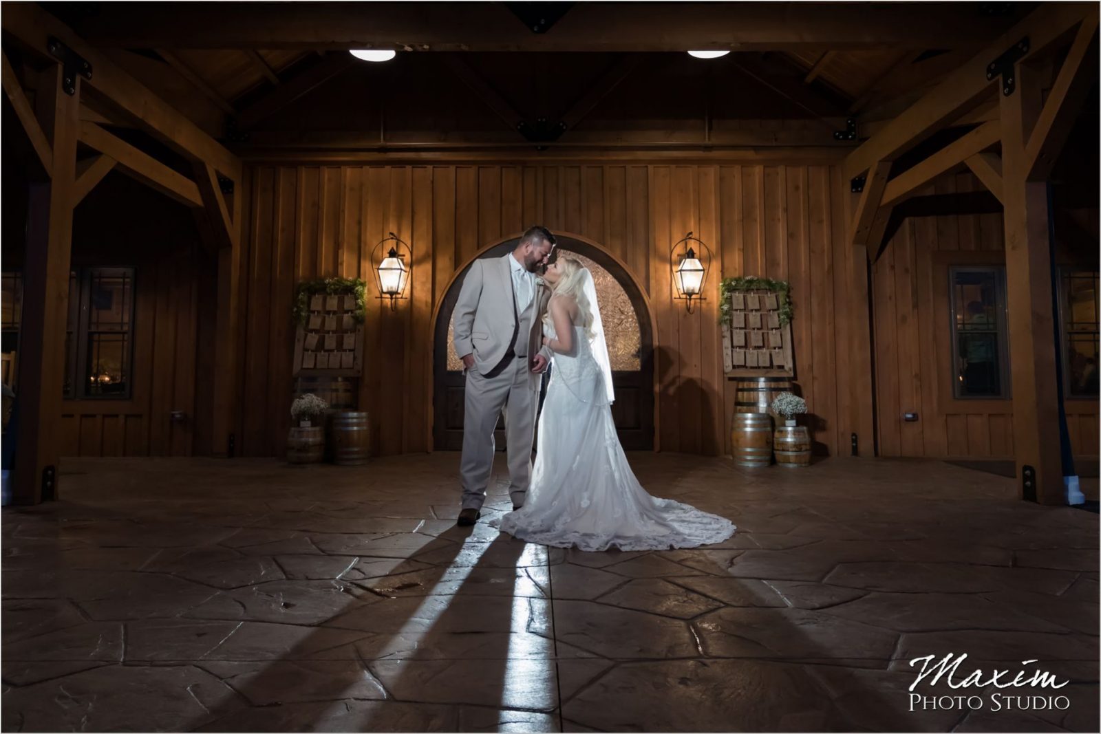 Rolling Meadows Ranch night time wedding
