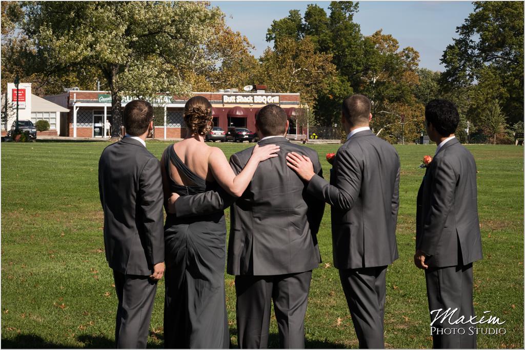 Cincinnati Wedding groom groomsmen