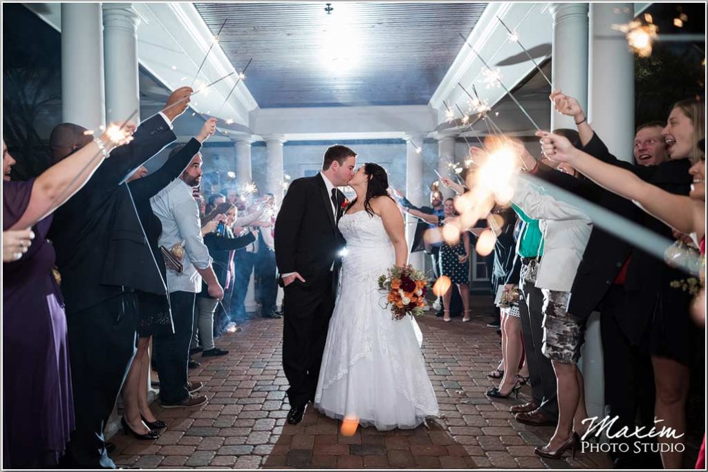 Cincinnati Wedding Photographers Manor House sparklers