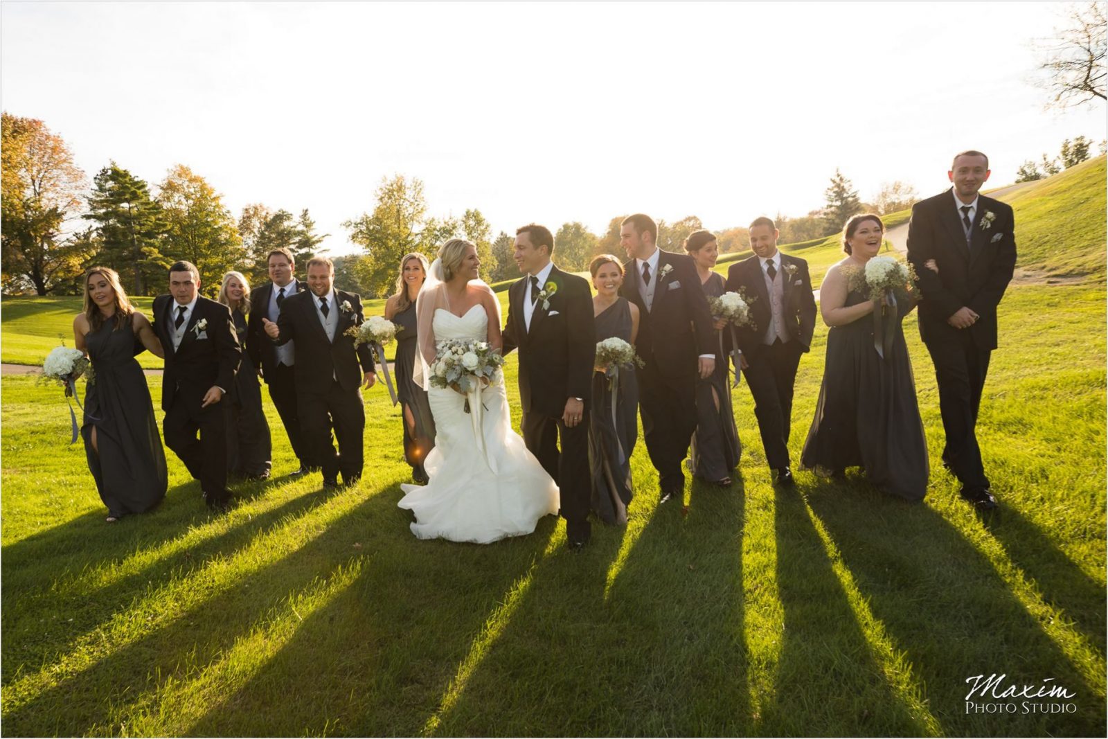 Dayton Country Club Wedding bridal Party pictures