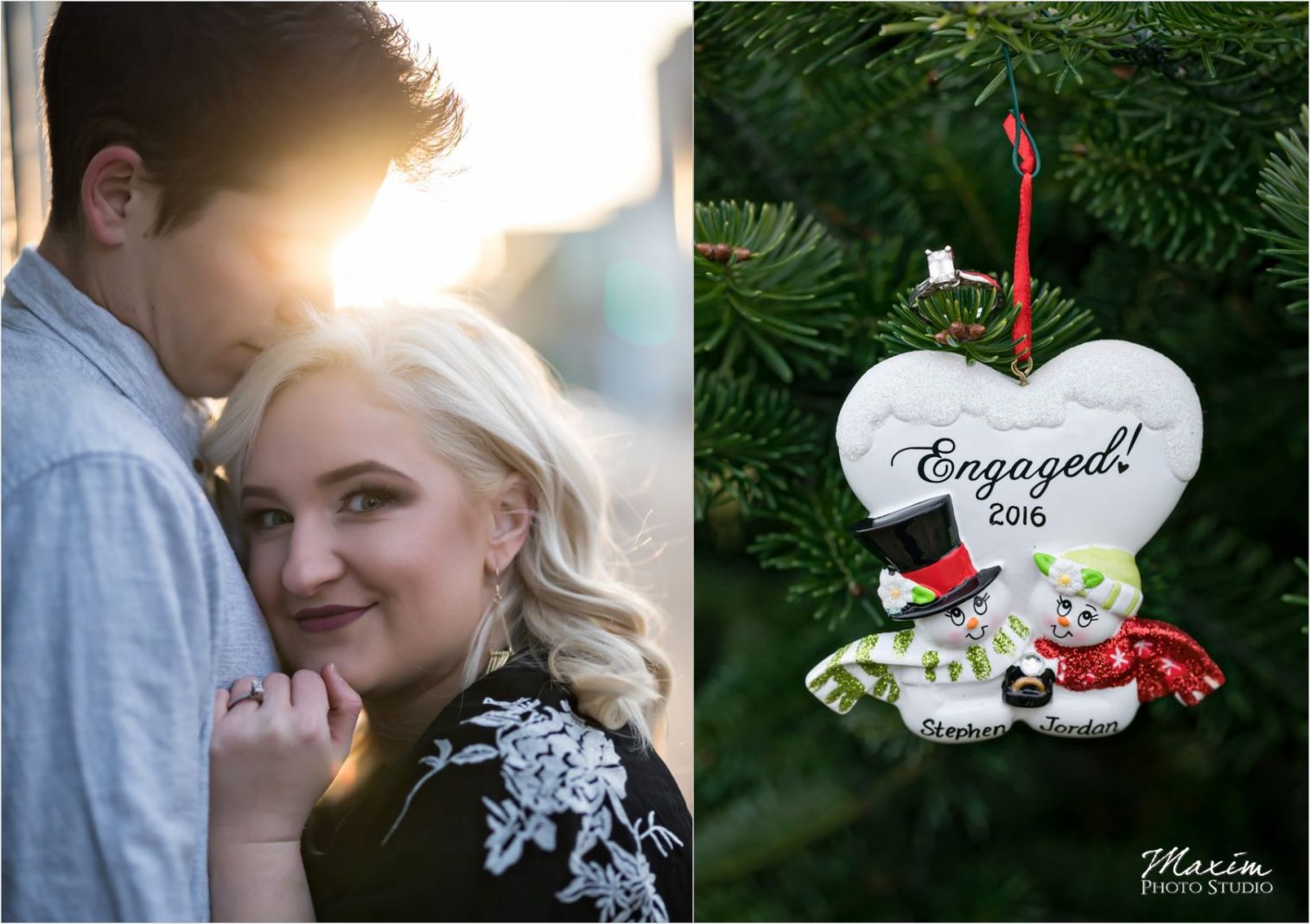 Dayton Cannery Row Winter Engagement