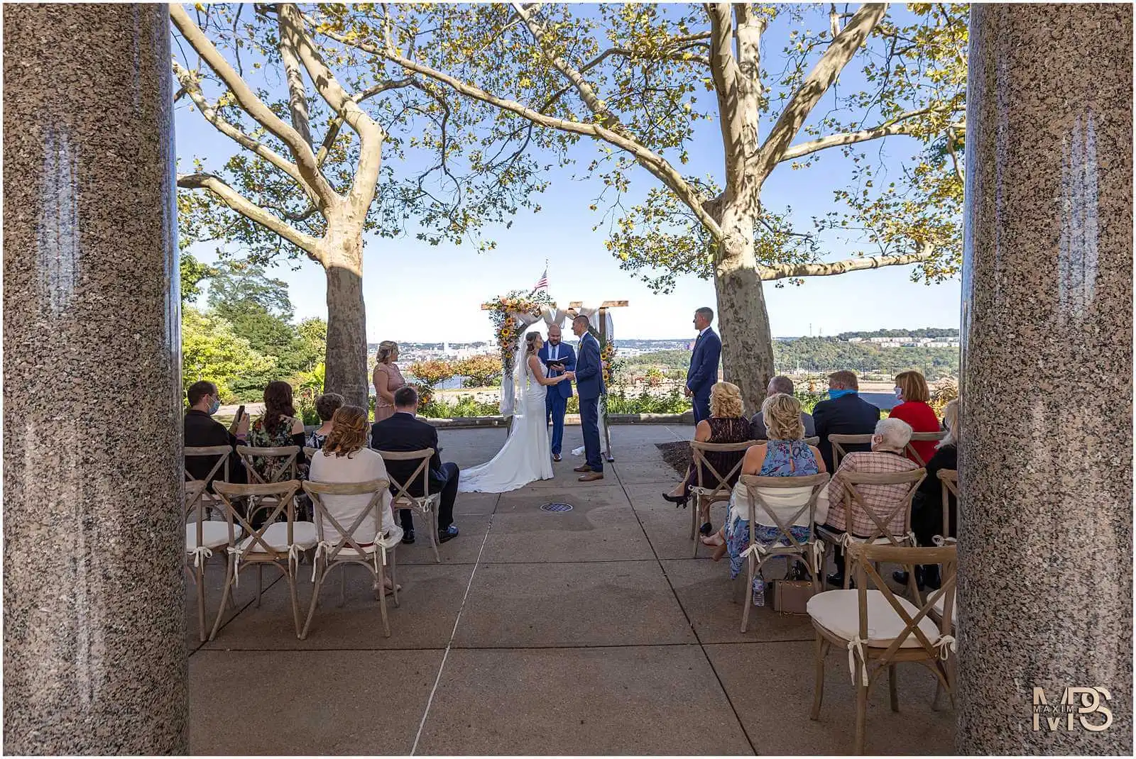 Cincinnati Micro wedding elopement Mt. Echo Park Elopement Ceremony