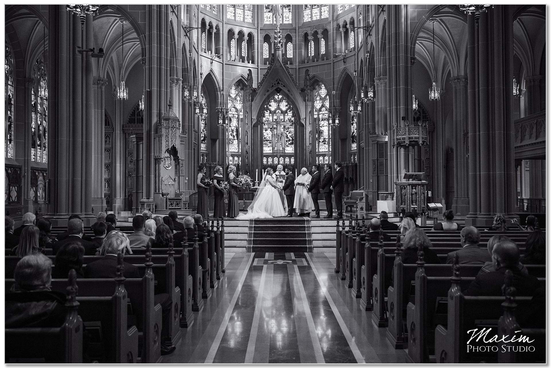 Cathedral Basilica of the Assumption Wedding Ceremony