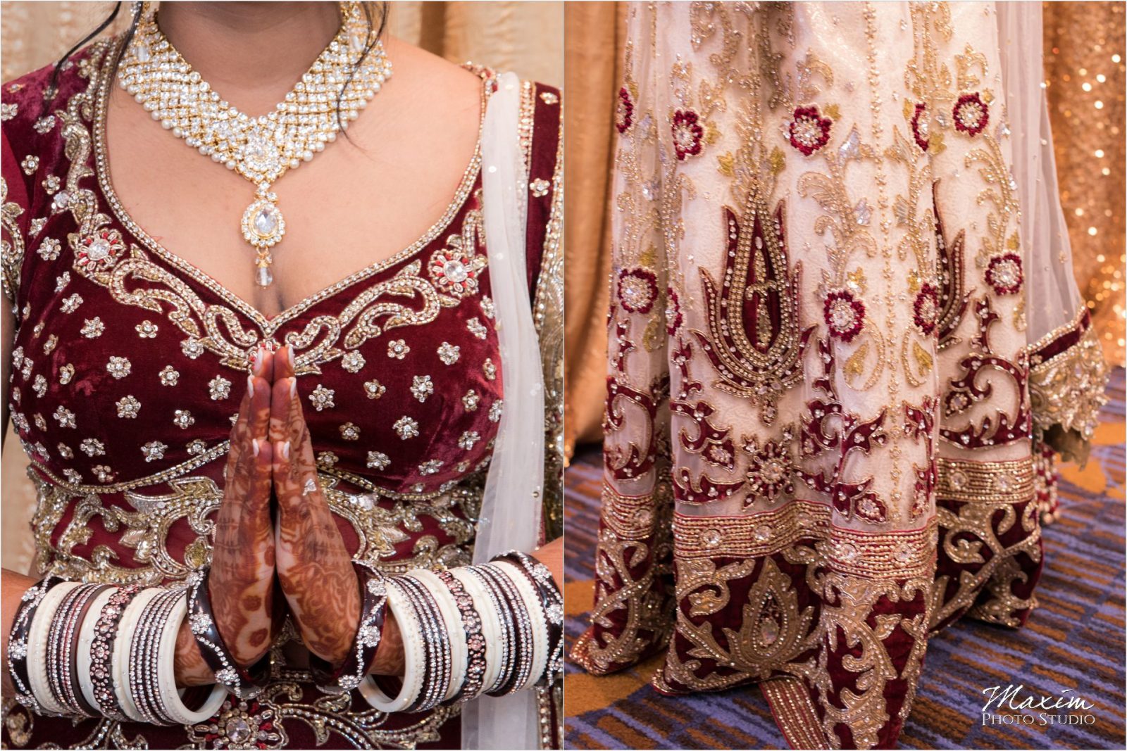 Savannah Center Indian Wedding Ceremony Reception preparations