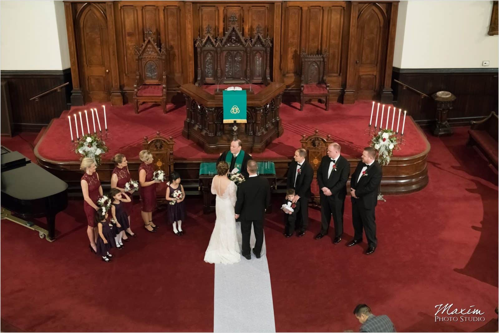 Covenant First Presbyterian Cincinnati Church wedding ceremony