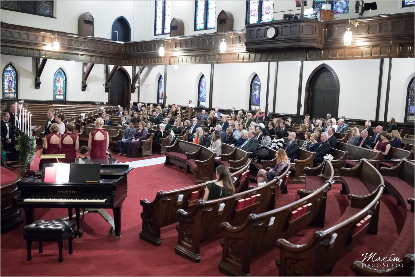 Covenant First Presbyterian Cincinnati Church wedding ceremony