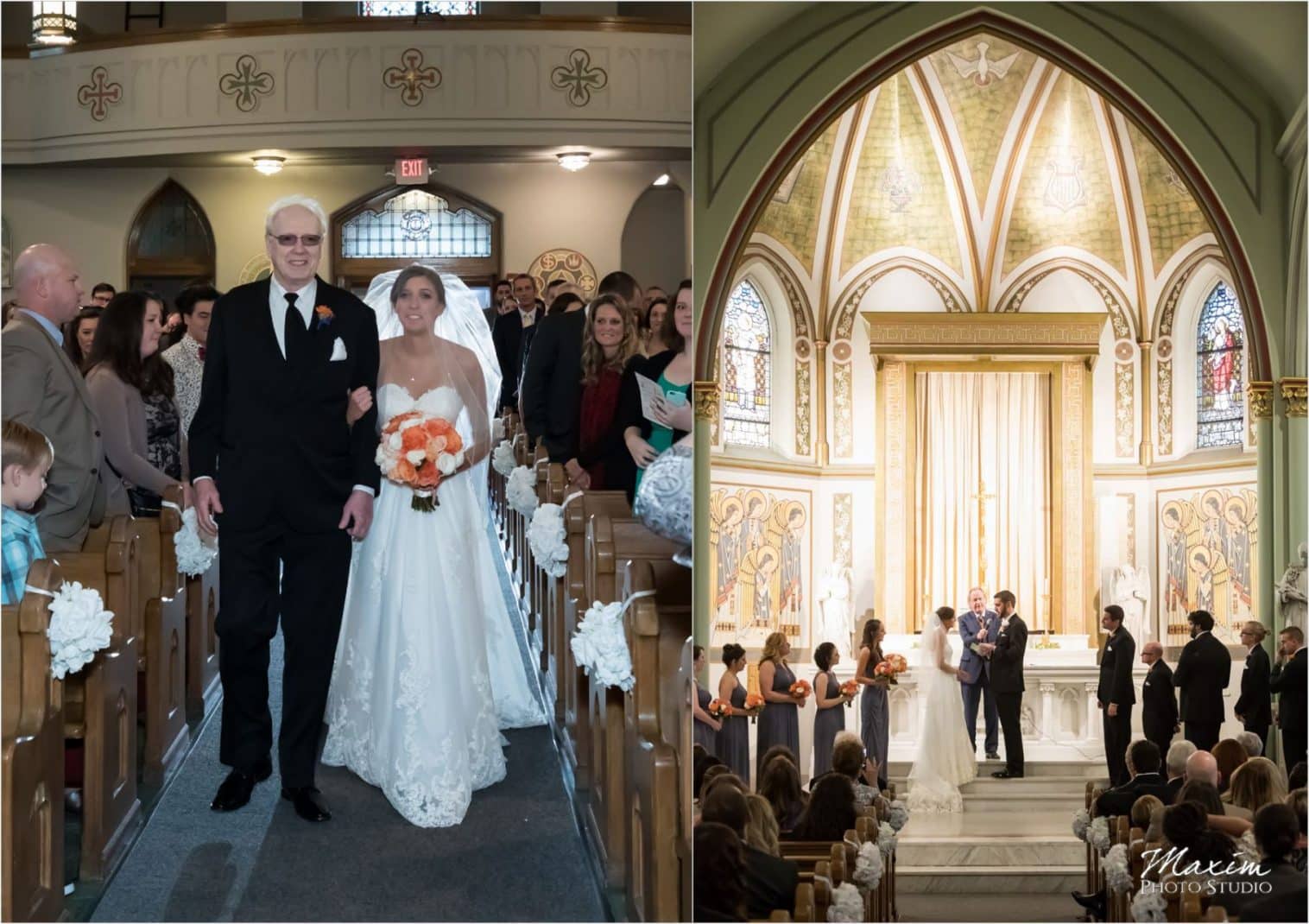 St. Aloysius Chapel Cincinnati wedding ceremony