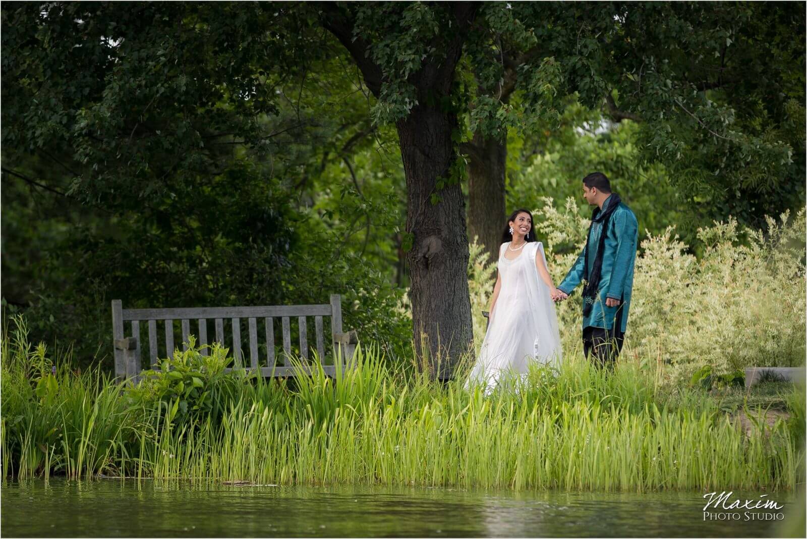 Holden Arboretum Cleveland wedding engagement