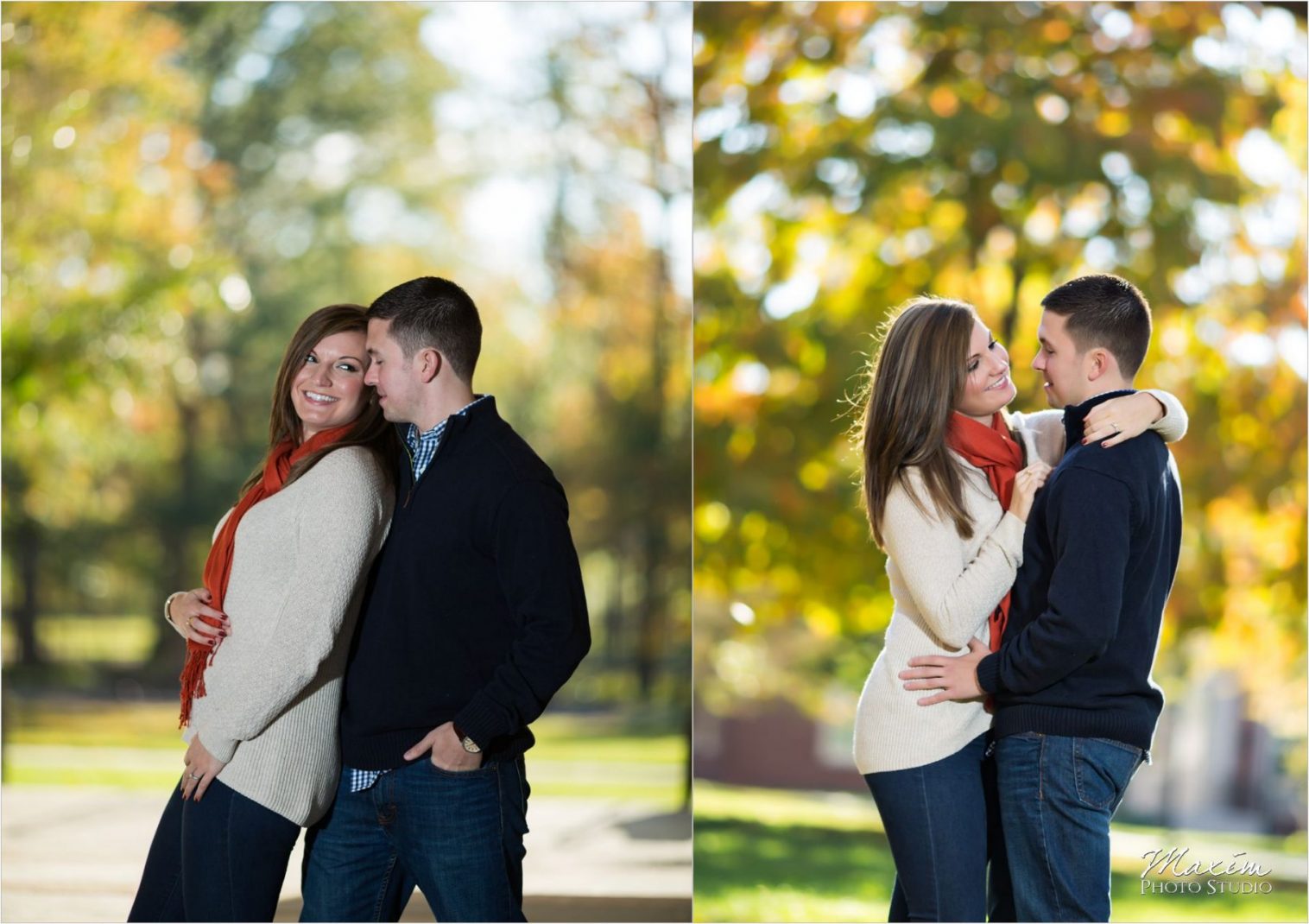 Miami of Ohio engagement pictures, Upham Arch engagement pictures