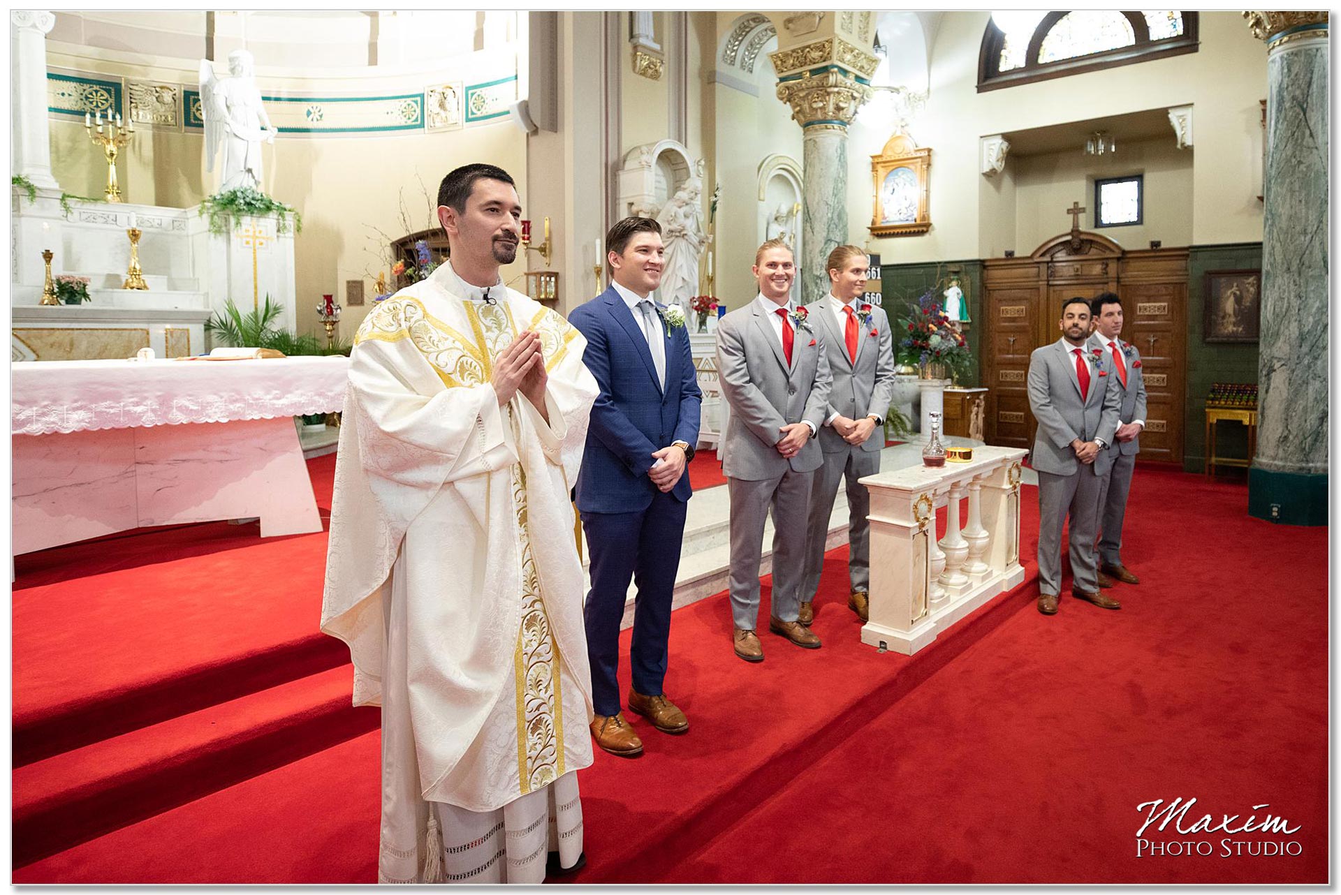 Joseph Catholic Church Dayton Wedding Ceremony