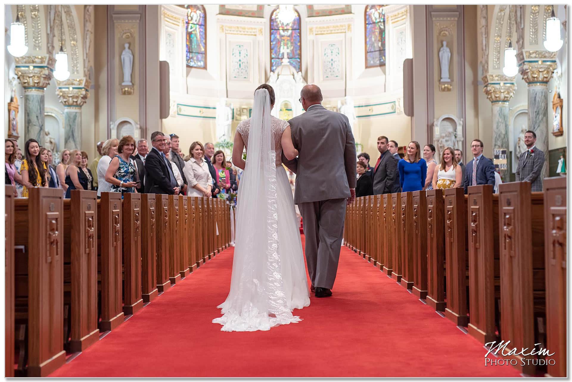 Joseph Catholic Church Dayton Wedding Ceremony