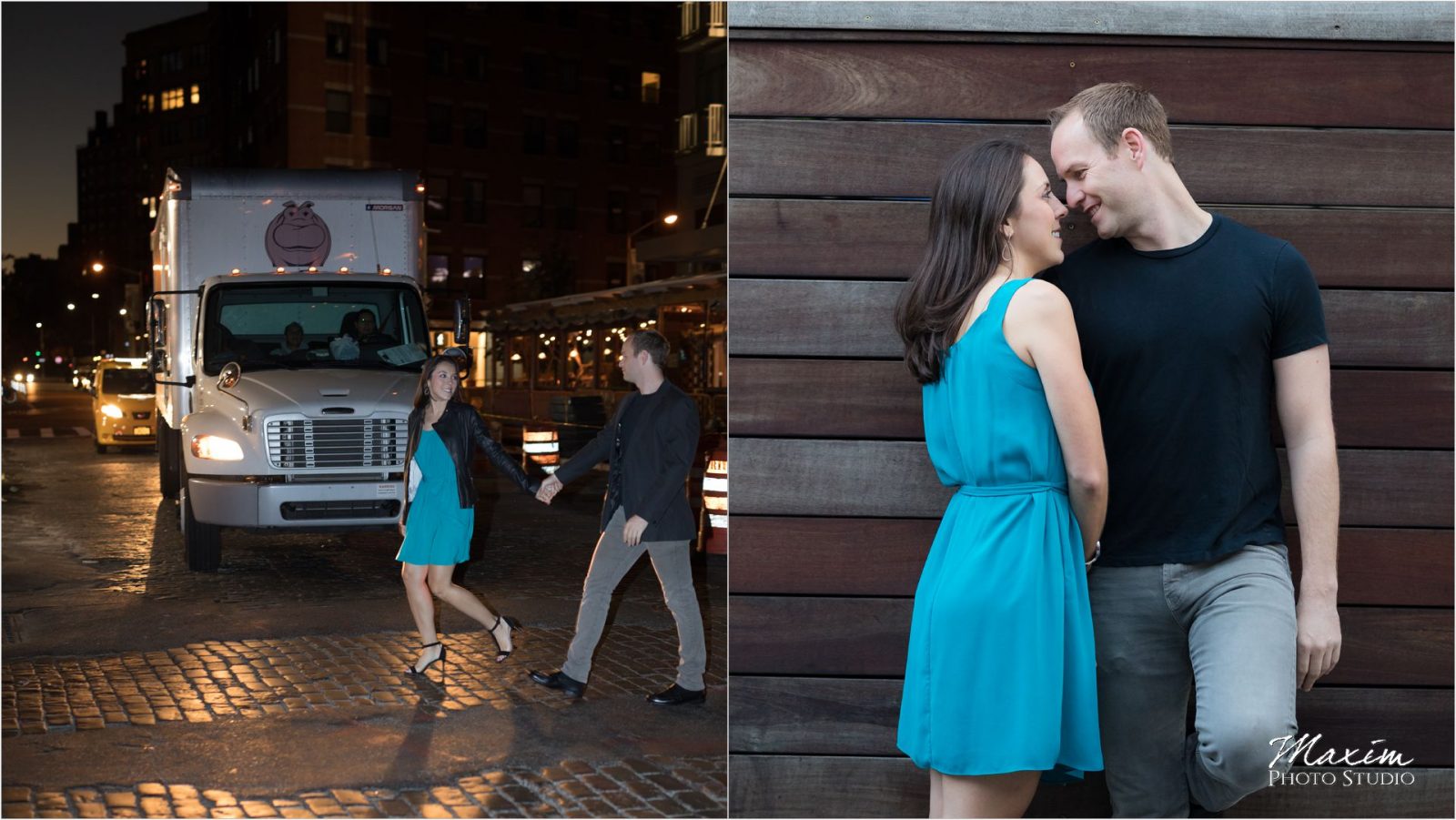 New York City MeatPacking district Wedding engagement couple pictures