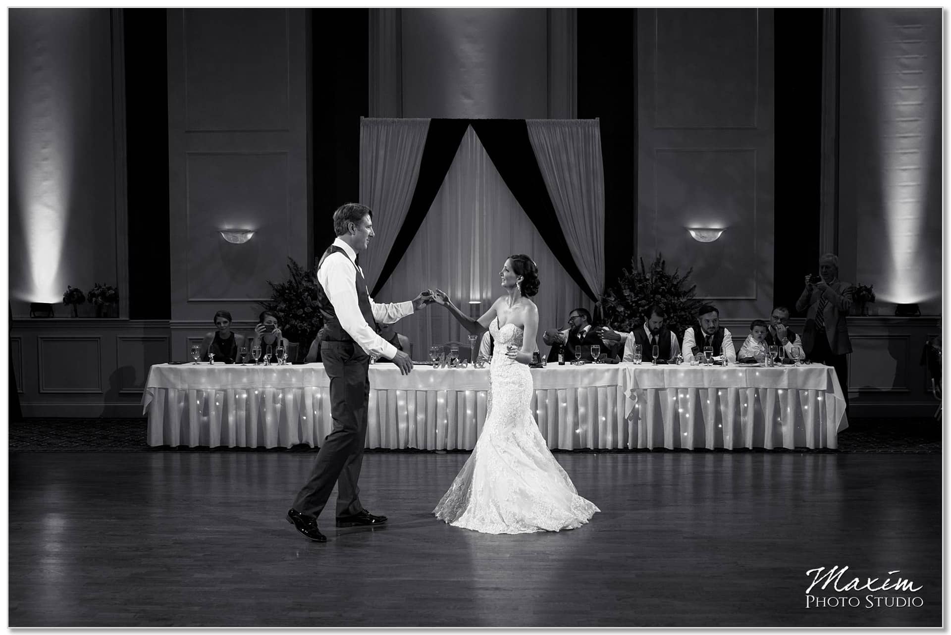 The Grand Ballroom Covington KY wedding reception