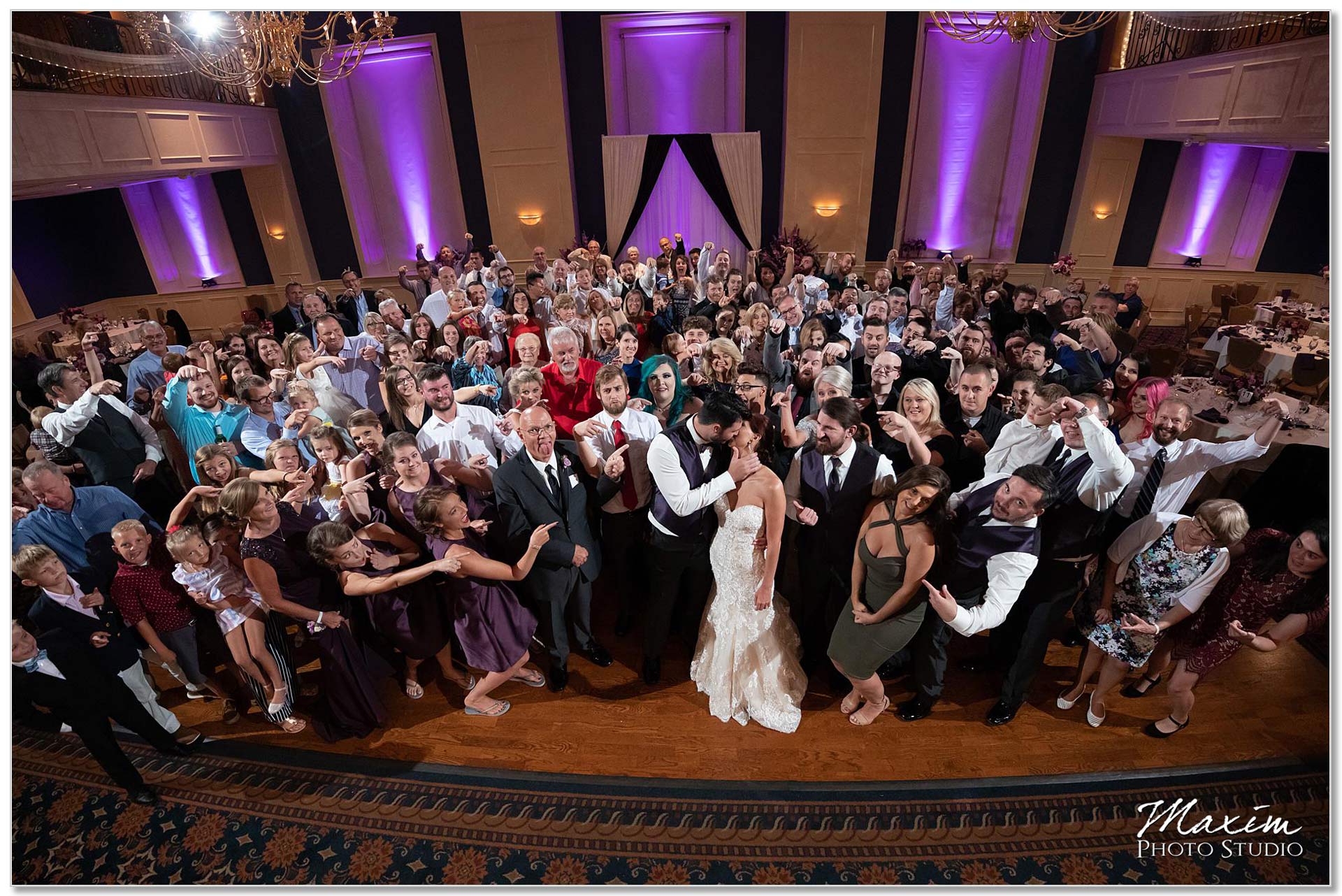 The Grand Ballroom Covington KY wedding reception