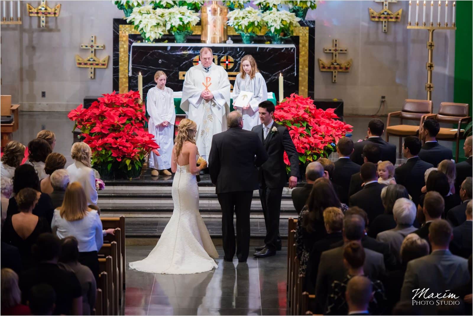 The Grand Covington KY wedding, Our Lord Christ the King Church Cincinnati wedding
