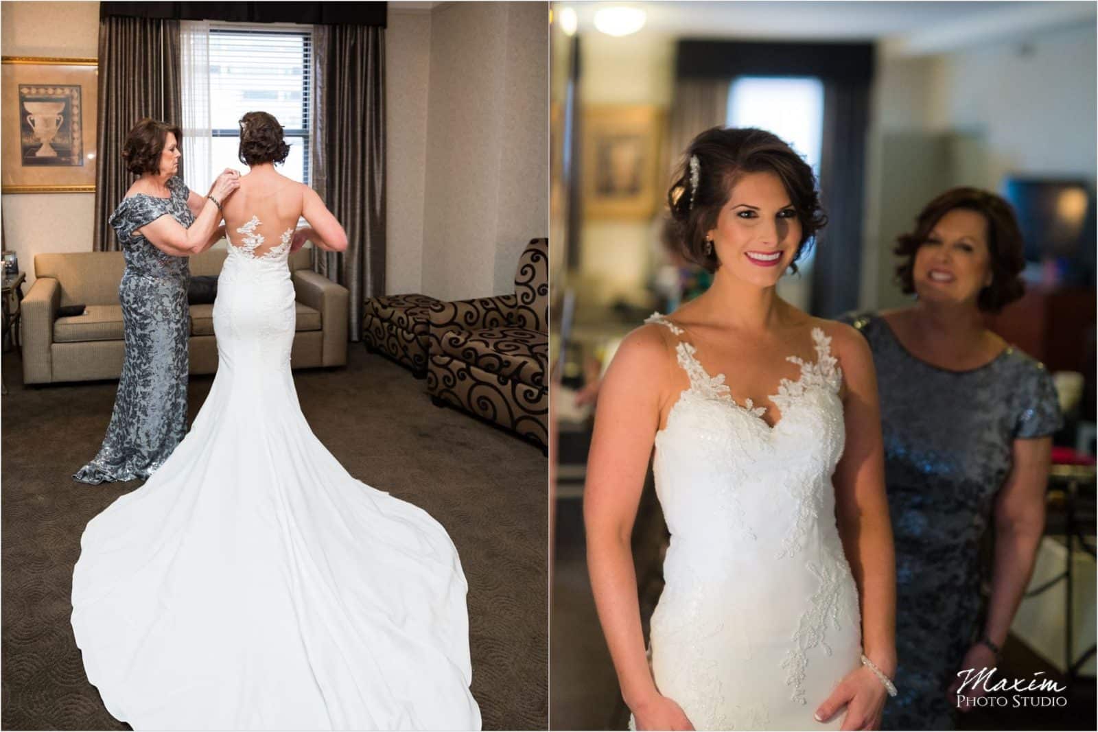 Hilton Netherland Plaza Hotel Cincinnati Wedding Bride