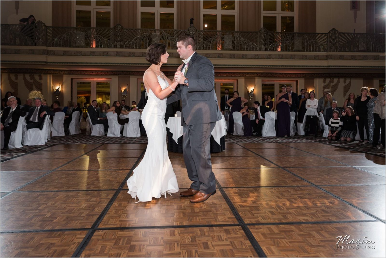 Hilton Netherland Plaza Hotel Cincinnati Wedding, Hall of MIrrors Wedding Reception