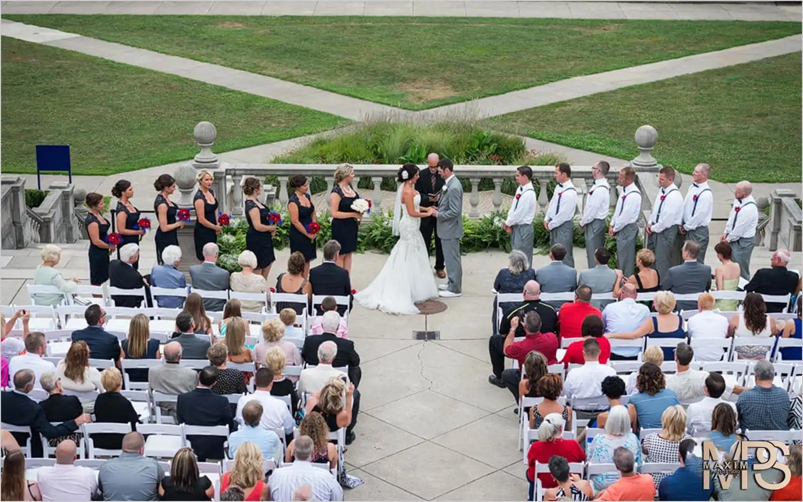 Ault Park Cincinnati Wedding ceremony