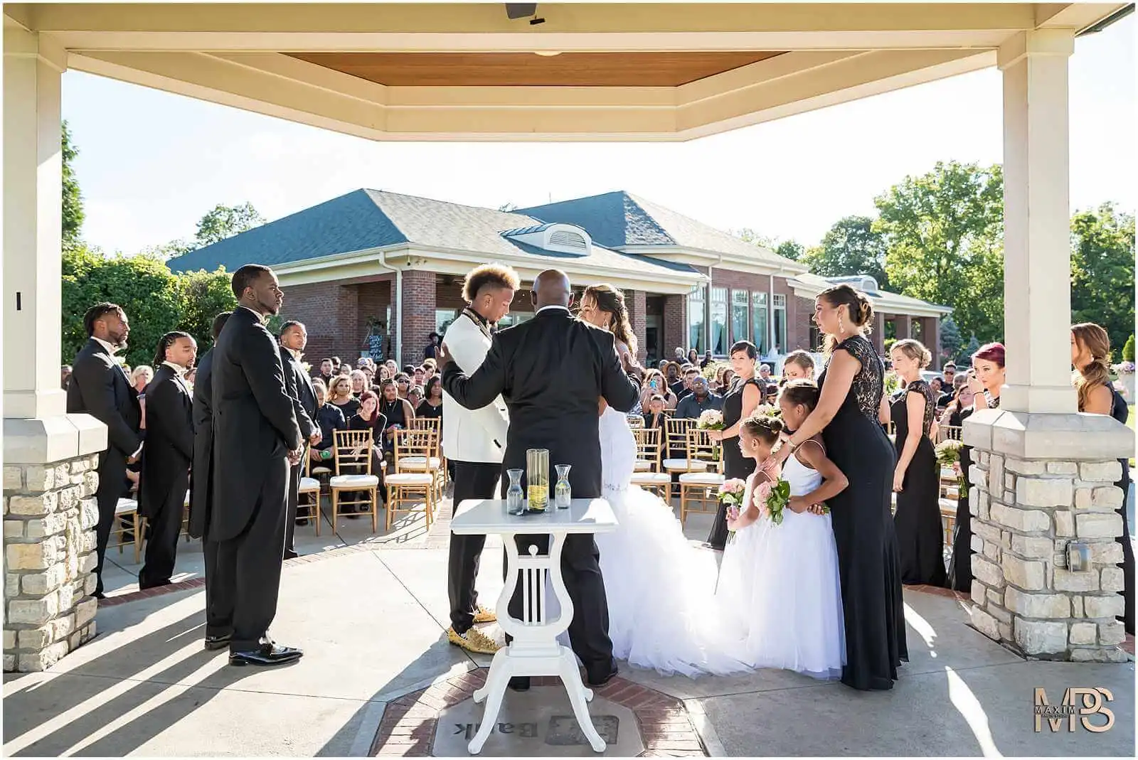 Drees Pavilion Cincinnati Wedding ceremony