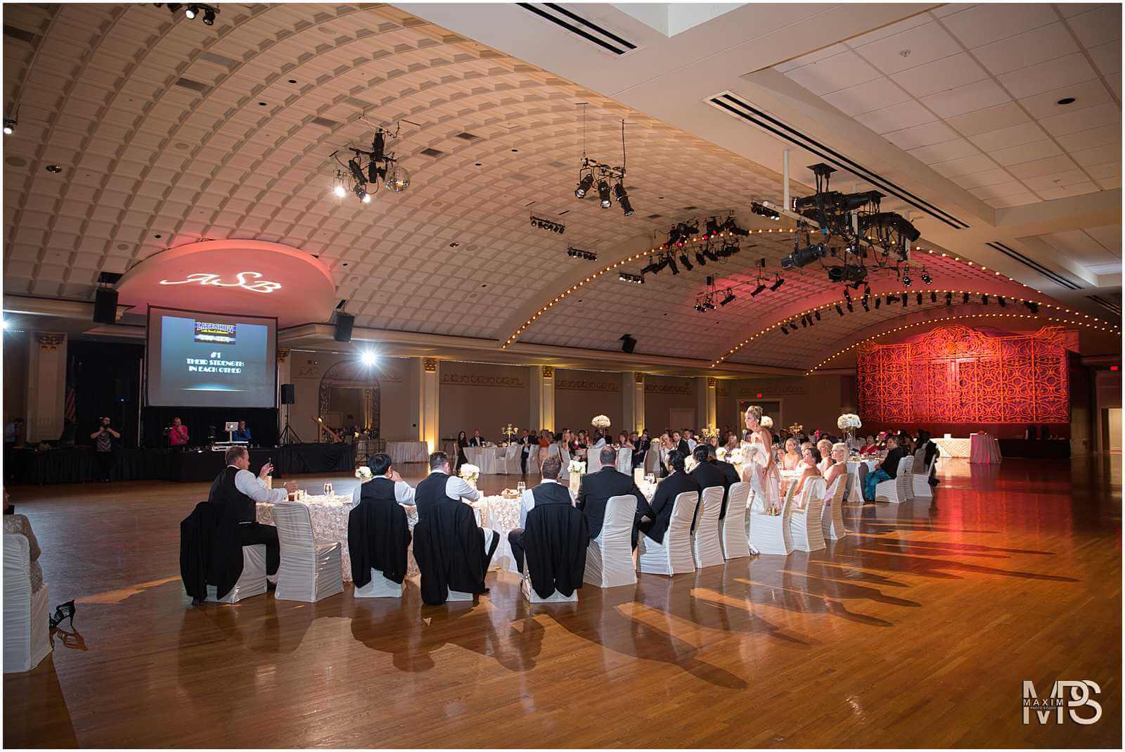 Cincinnati Music Hall wedding reception