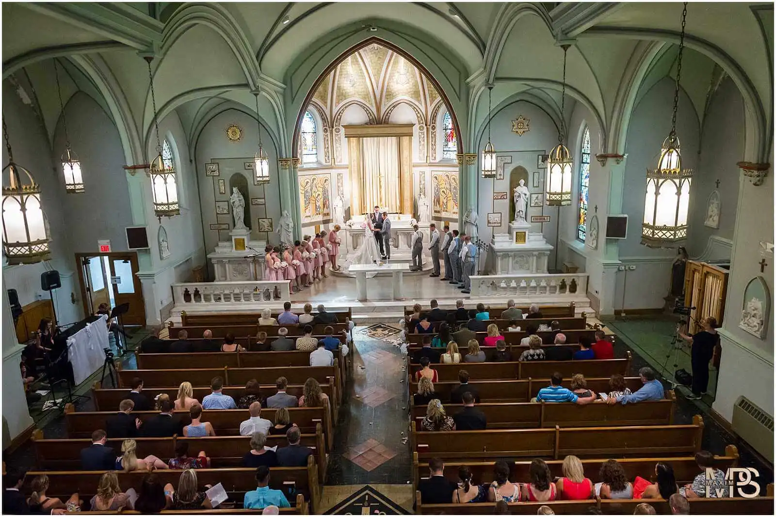 St. Aloysius Chapel Cincinnati Wedding Ceremony