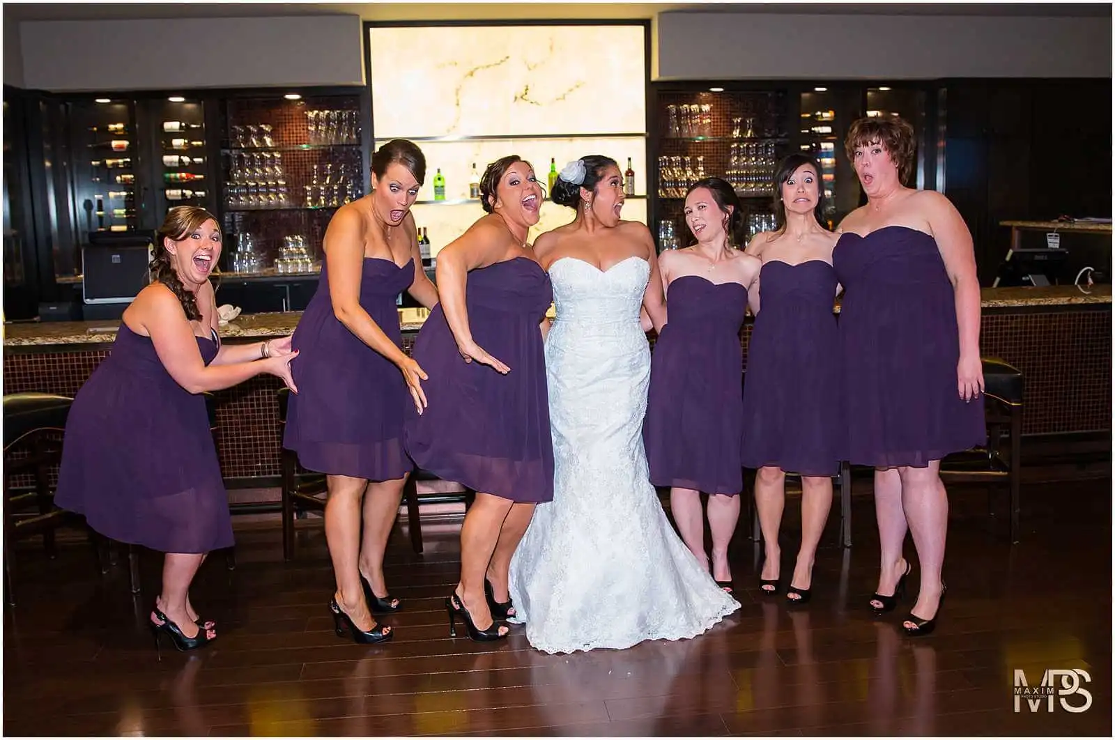 Scioto Reserve Country Club Columbus Ohio wedding bridesmaids