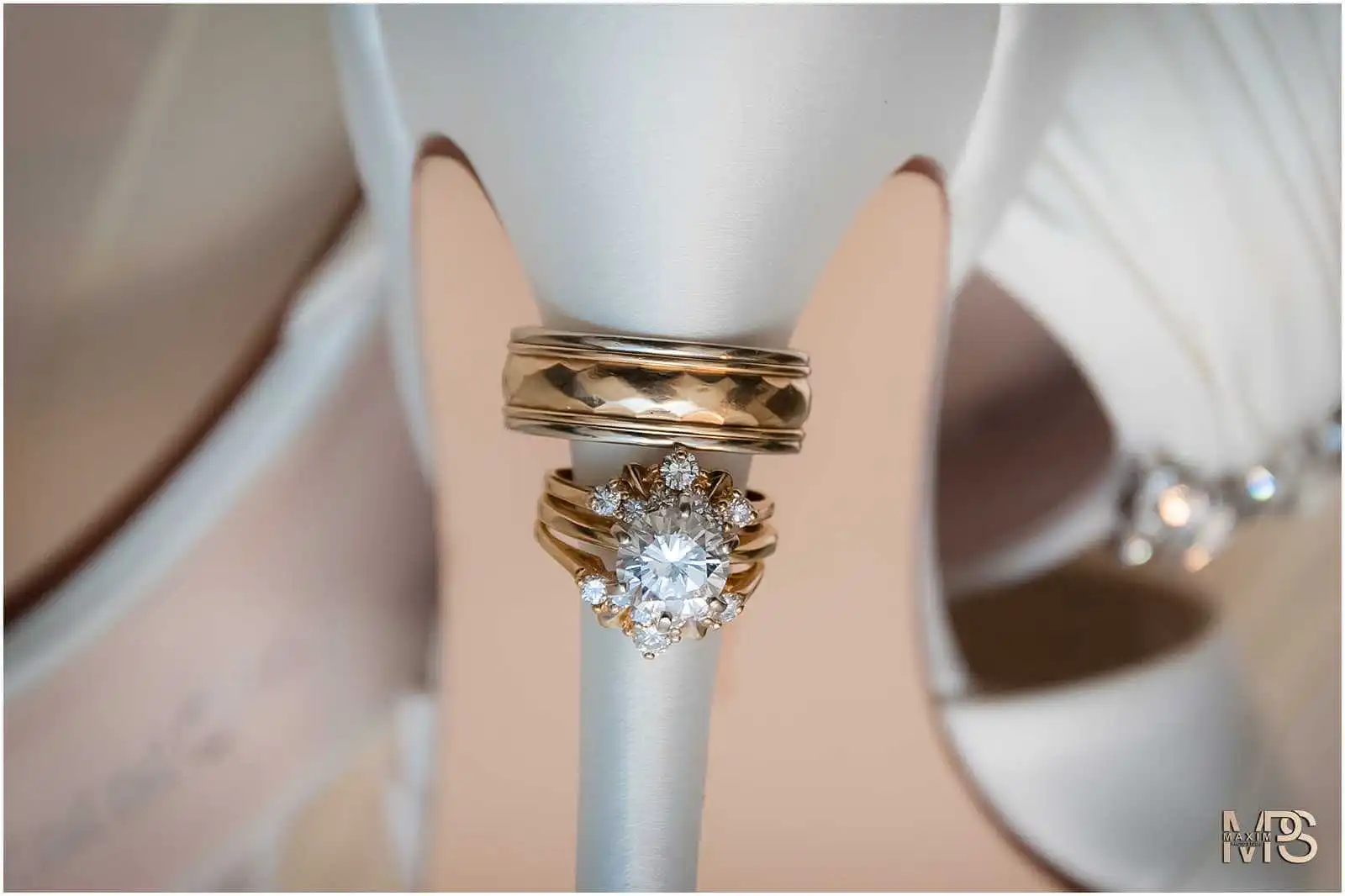 Dayton Art Institute Winter Wedding rings