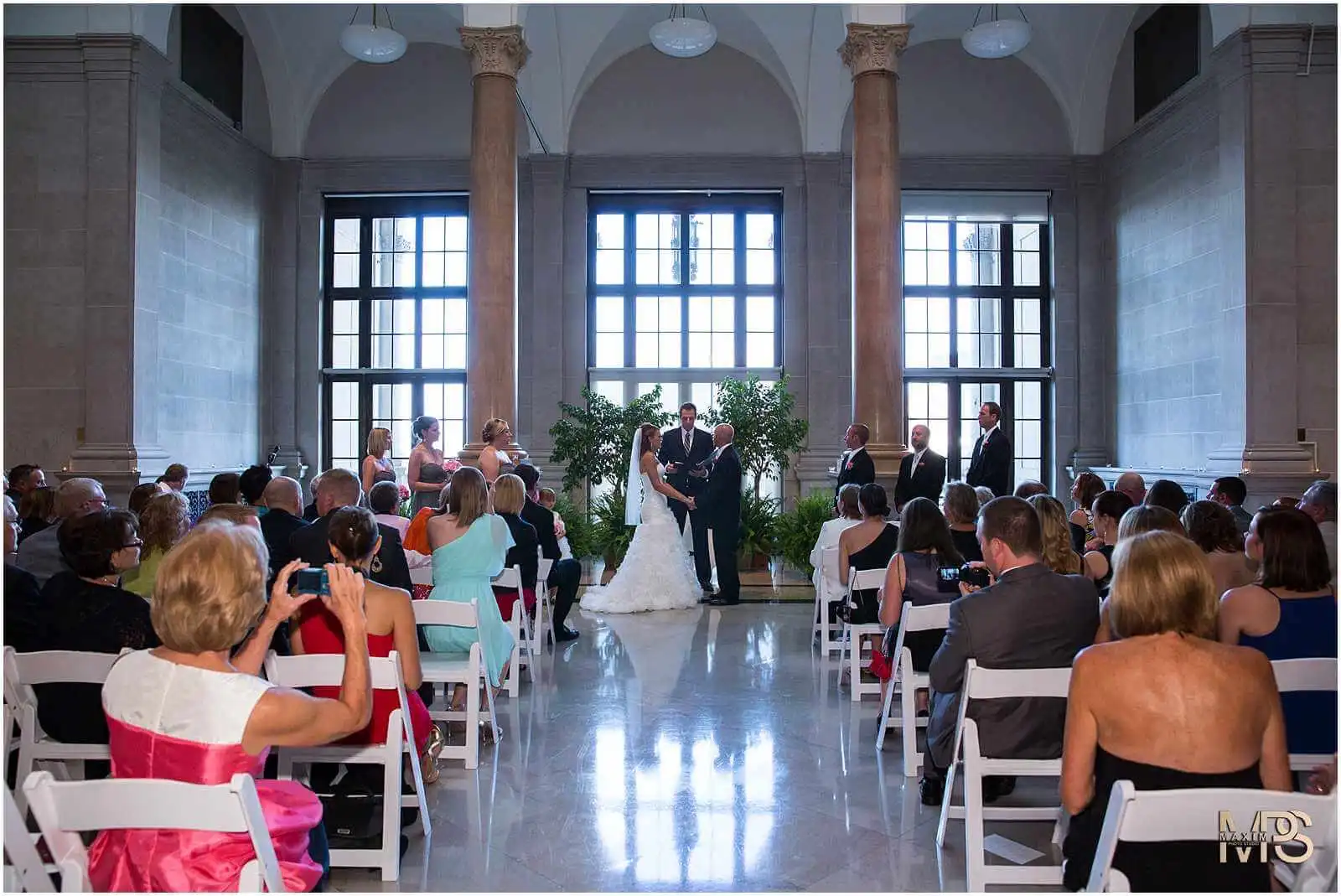 Dayton Art Institute Wedding ceremony