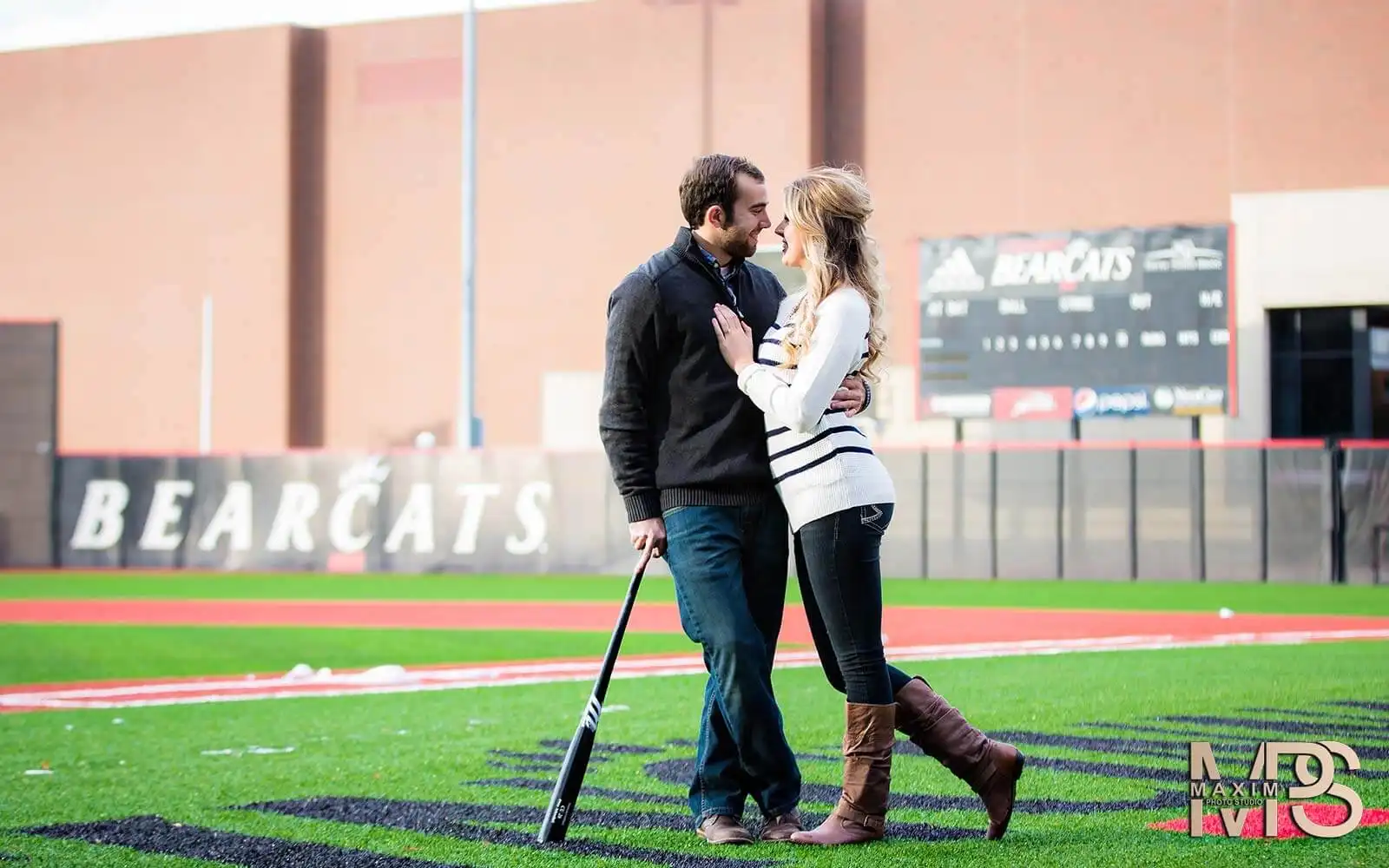 University of Cincinnati Baseball wedding engagement