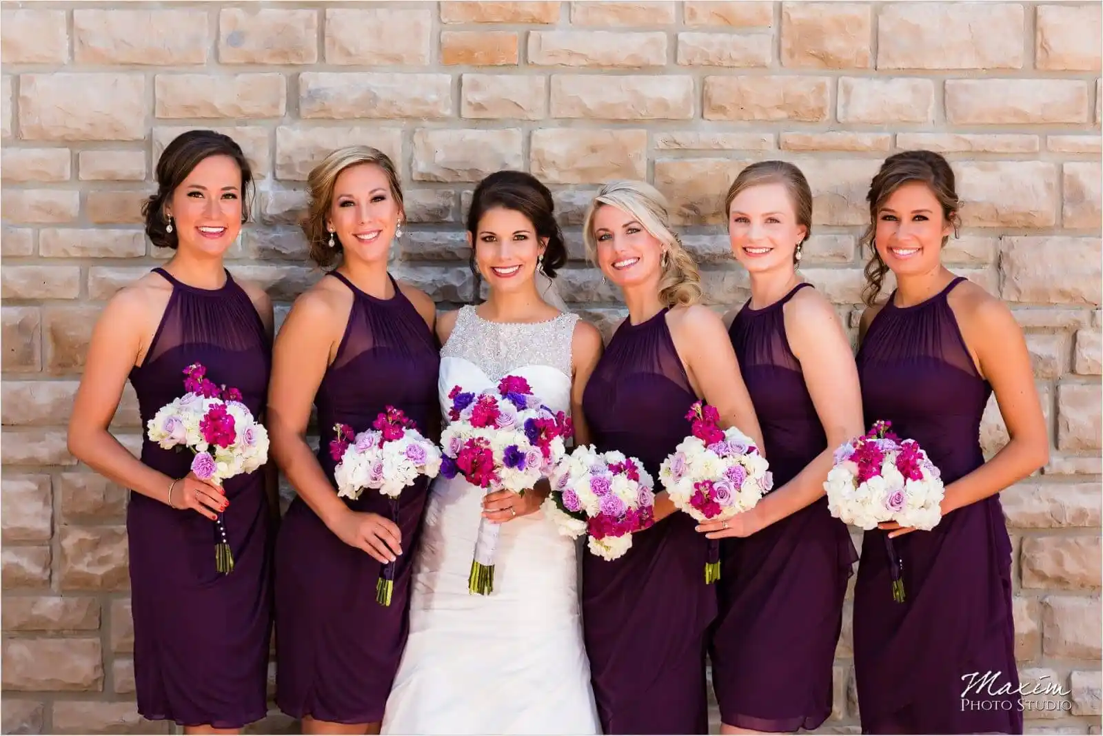 Dayton Wedding Photographers, Country Club of the North Wedding bridal party portaits