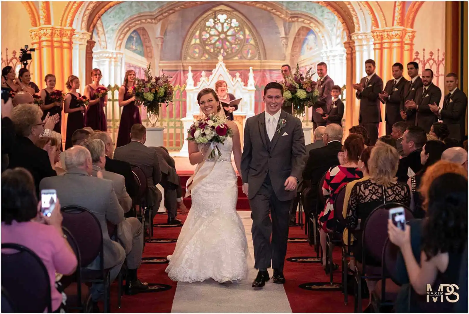 Dayton Wedding Photographers, Masonic Center Wedding Ceremony
