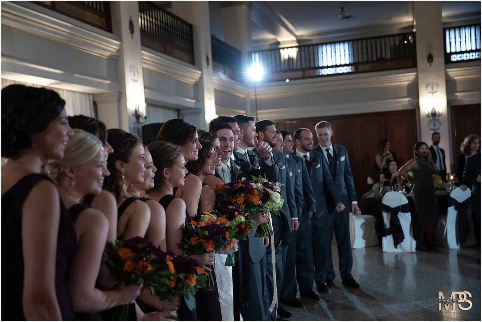 Dayton Wedding Photographers, Masonic Center Wedding Reception