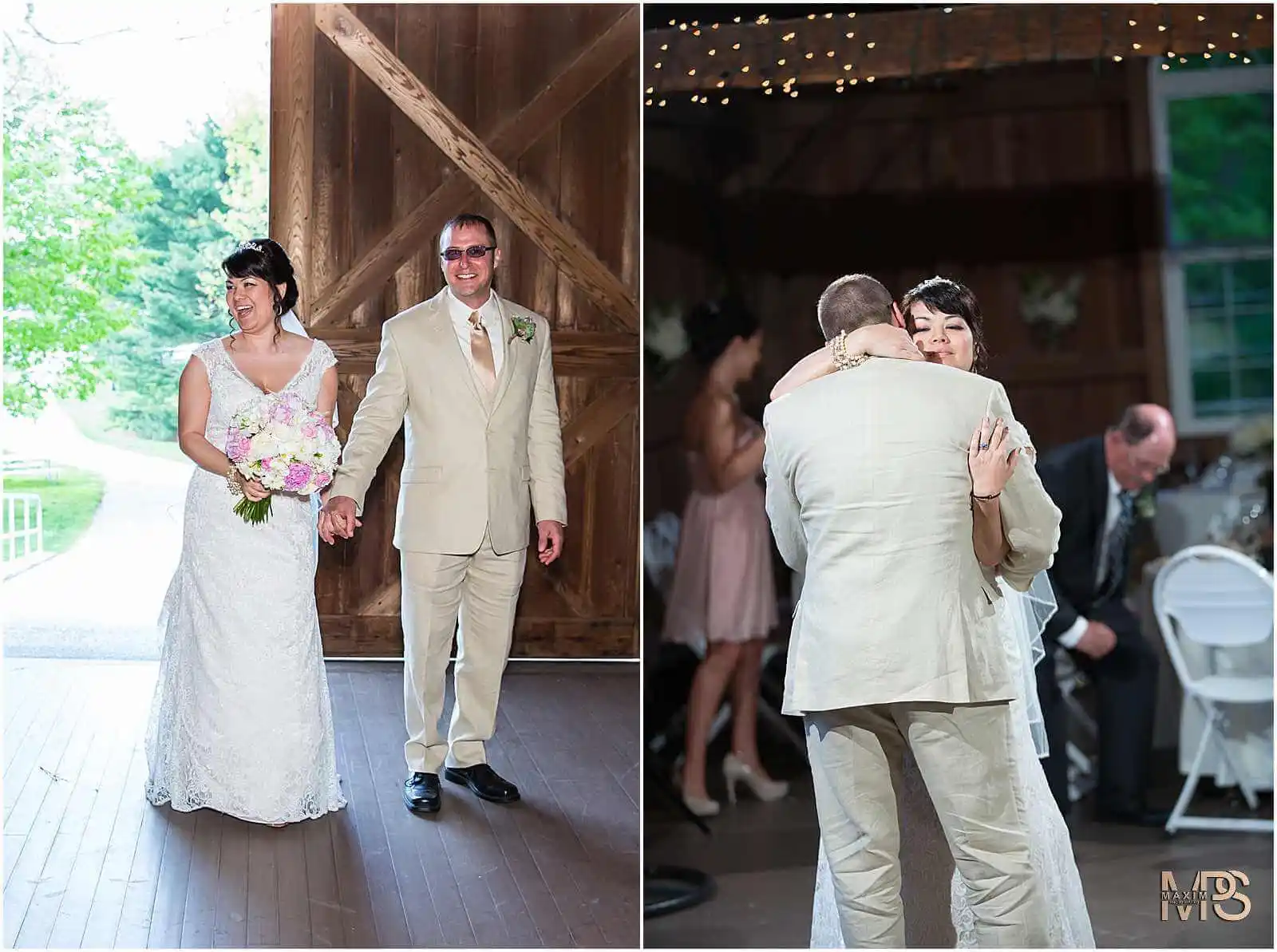Dayton Wedding Photographers, Polen Farm Wedding bride groom reception