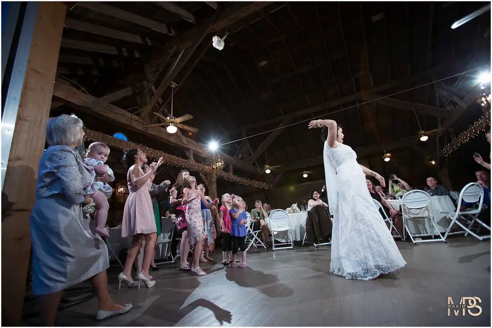 Dayton Wedding Photographers, Polen Farm Wedding bride groom reception