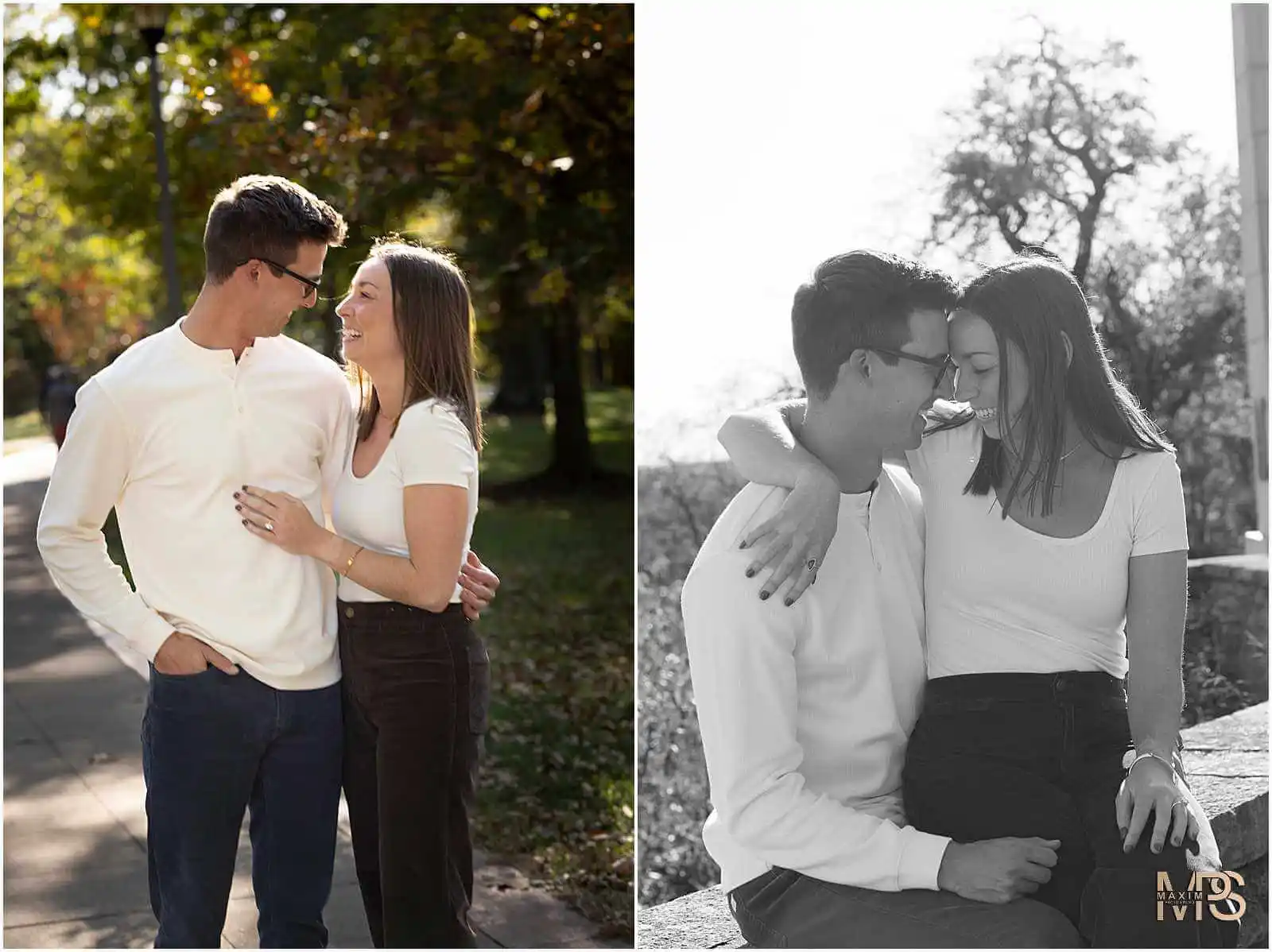 Eden Park Cincinnati Surprise proposal photography